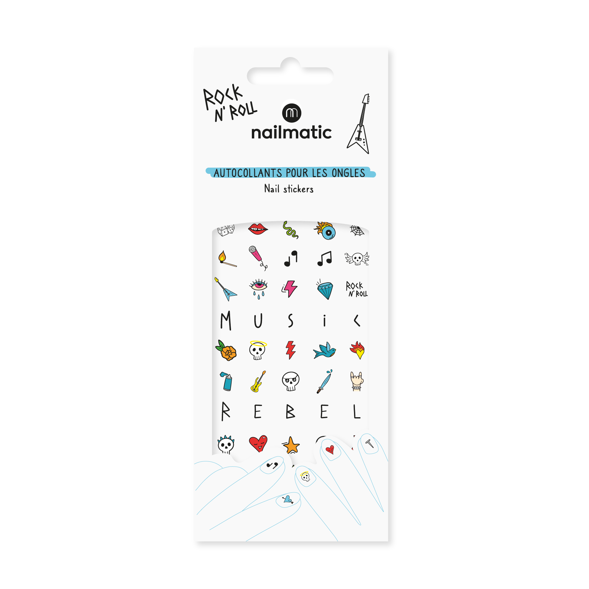 Nailmatic nail stickers - Rock