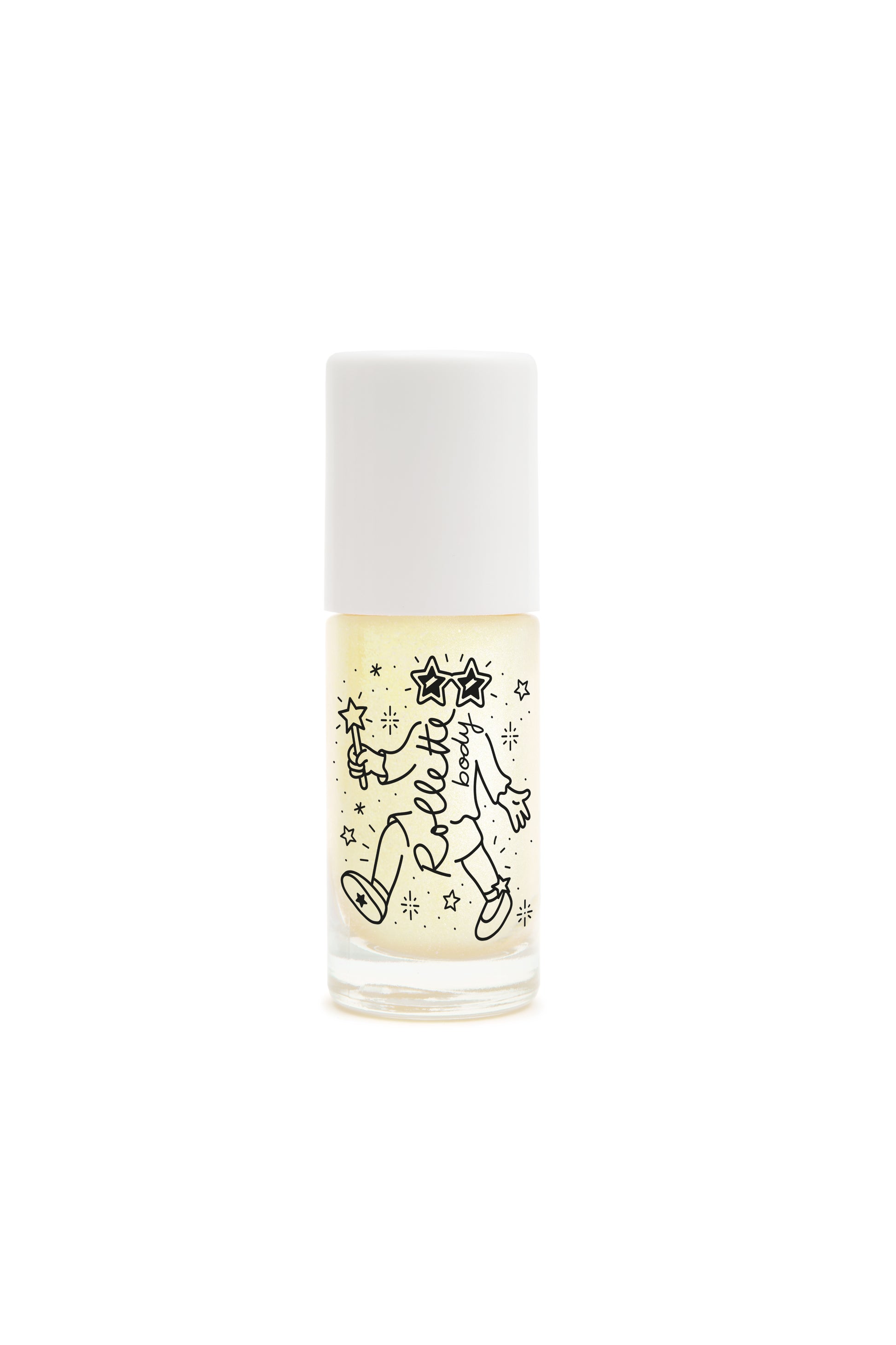 nailmatic Body Glitter Rollette - Coconut