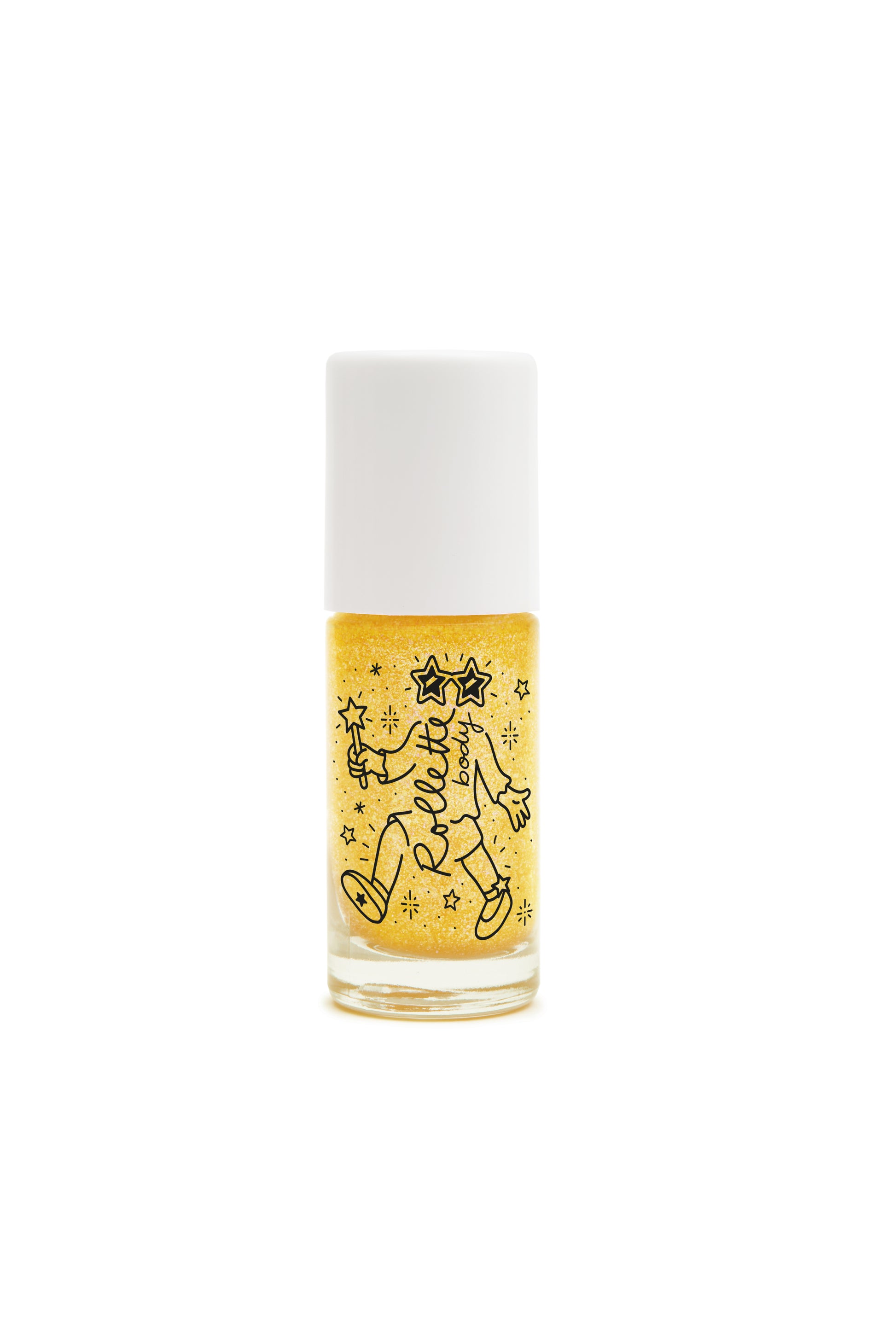 nailmatic Body Glitter Rollette - Super Gold Cherry