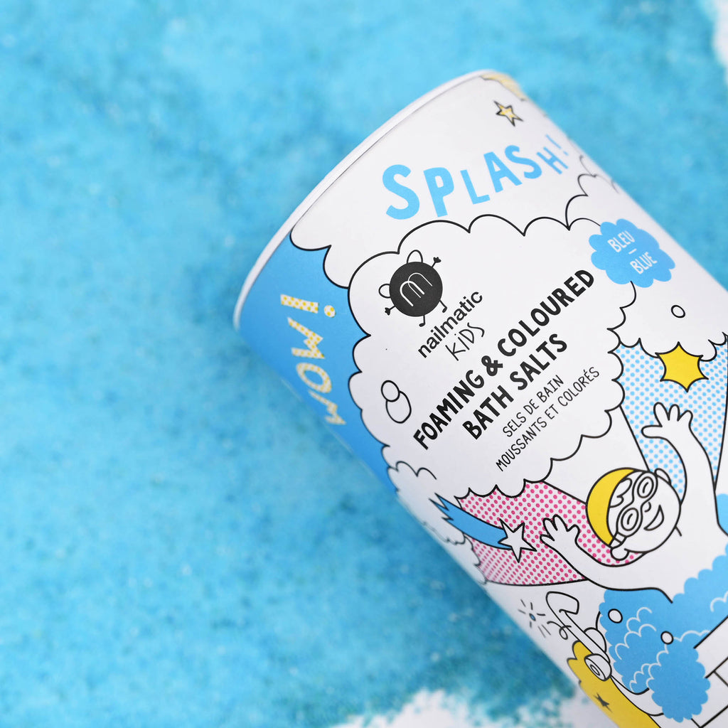 nailmatic KIDs Foaming Bath Salts, Blue
