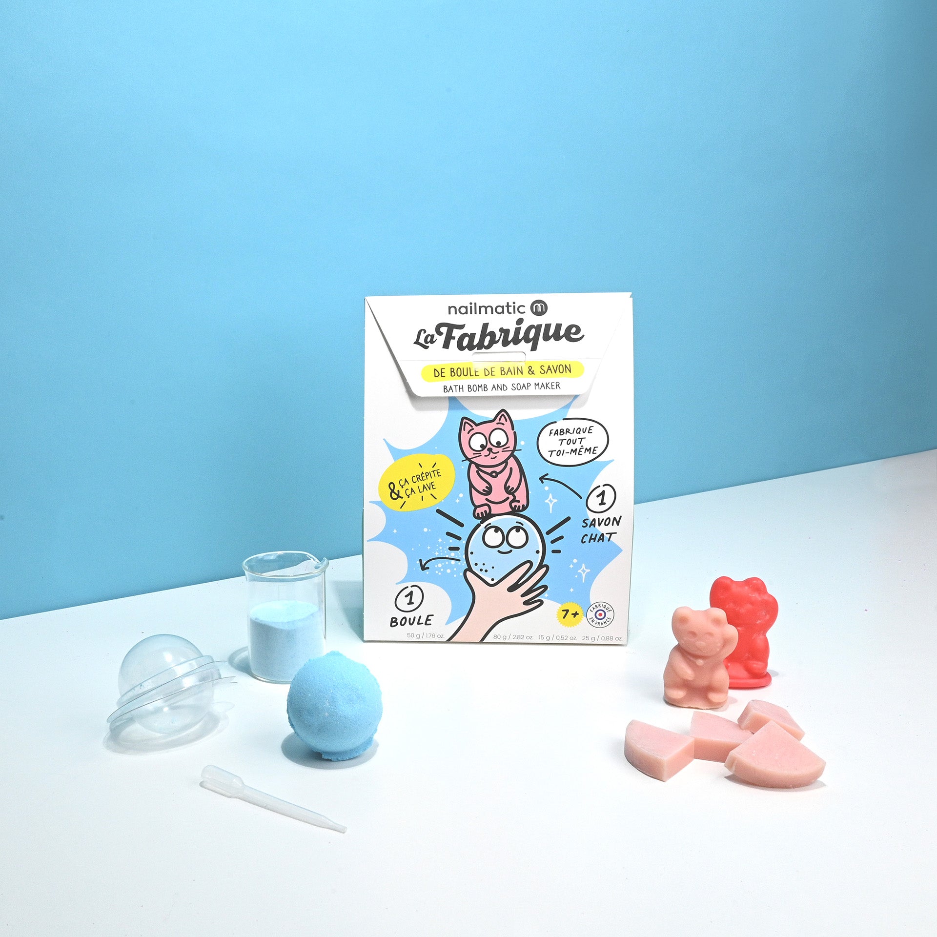 Nailmatic Set DIY: Crackling Bath Bomb & Soap