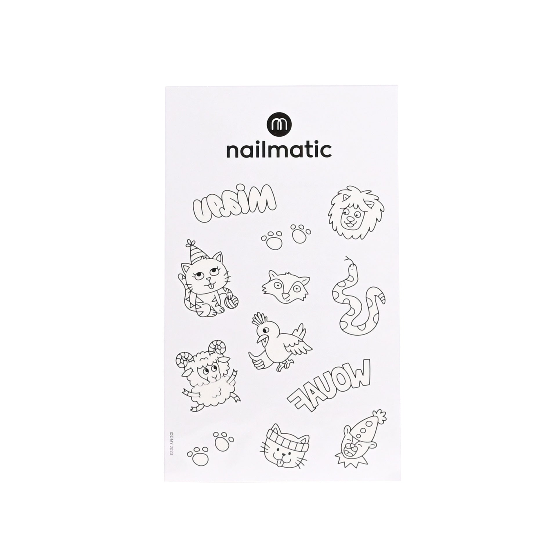 Nailmatic Temporary Colouring Tattoo - Animals