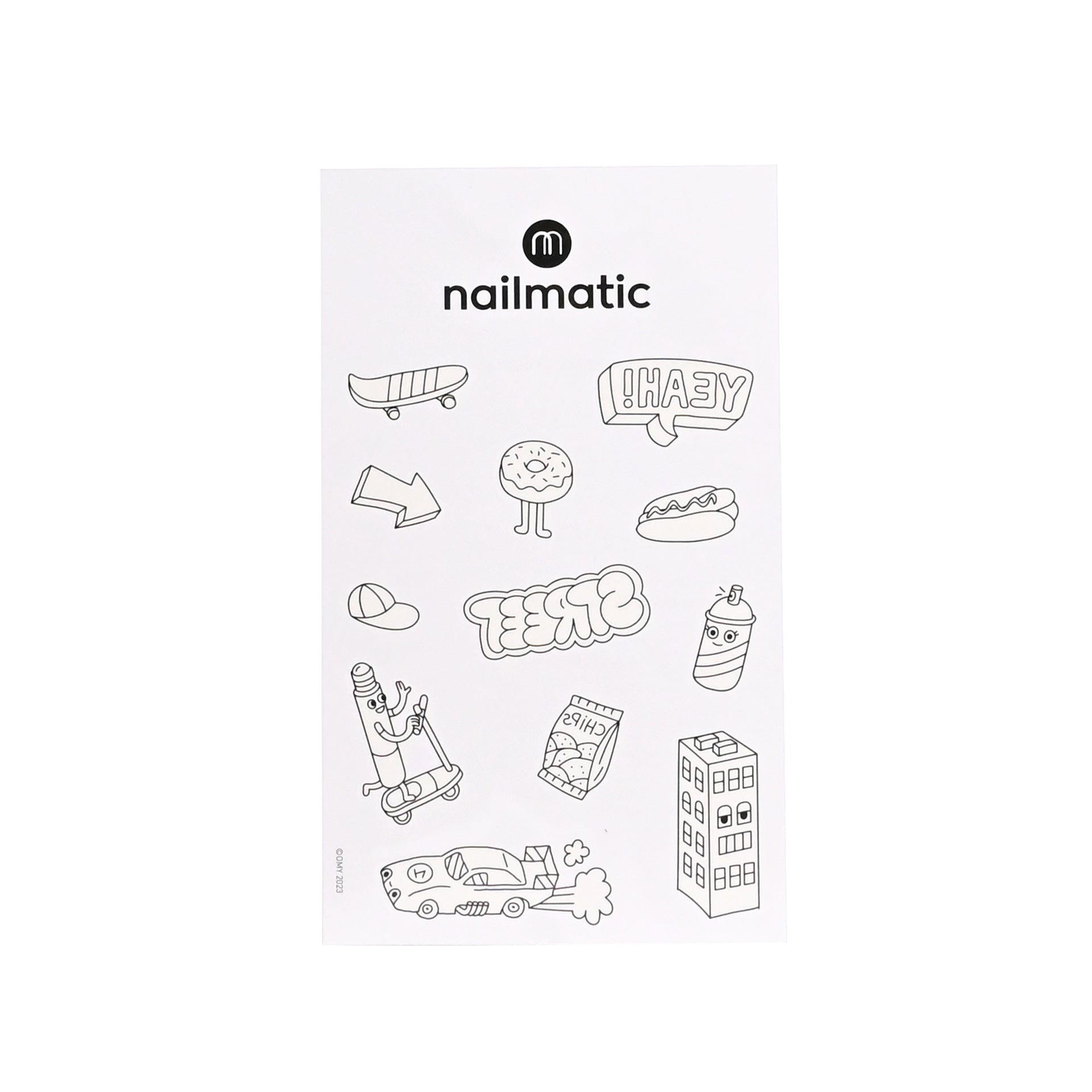 Nailmatic Temporary Colouring Tattoo - City World