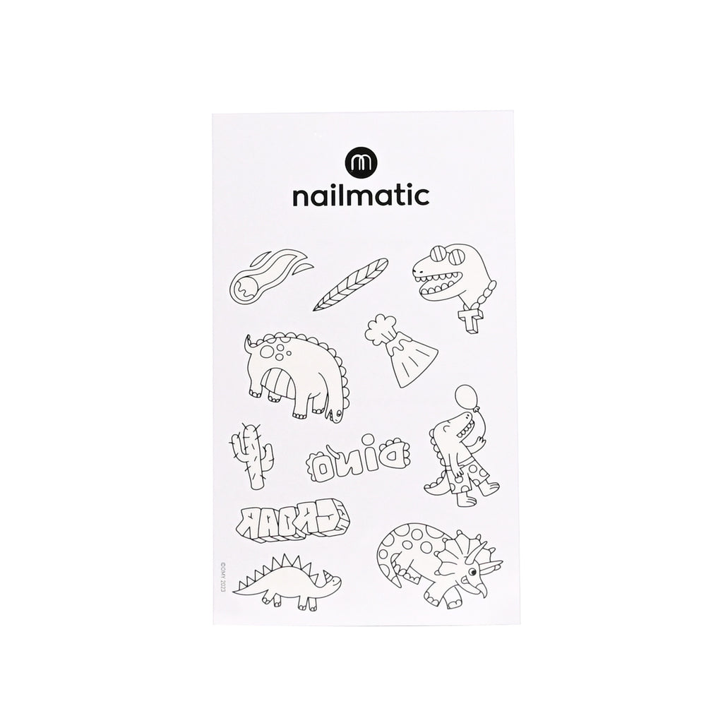 Nailmatic Temporary Colouring Tattoo - Dinosaurs