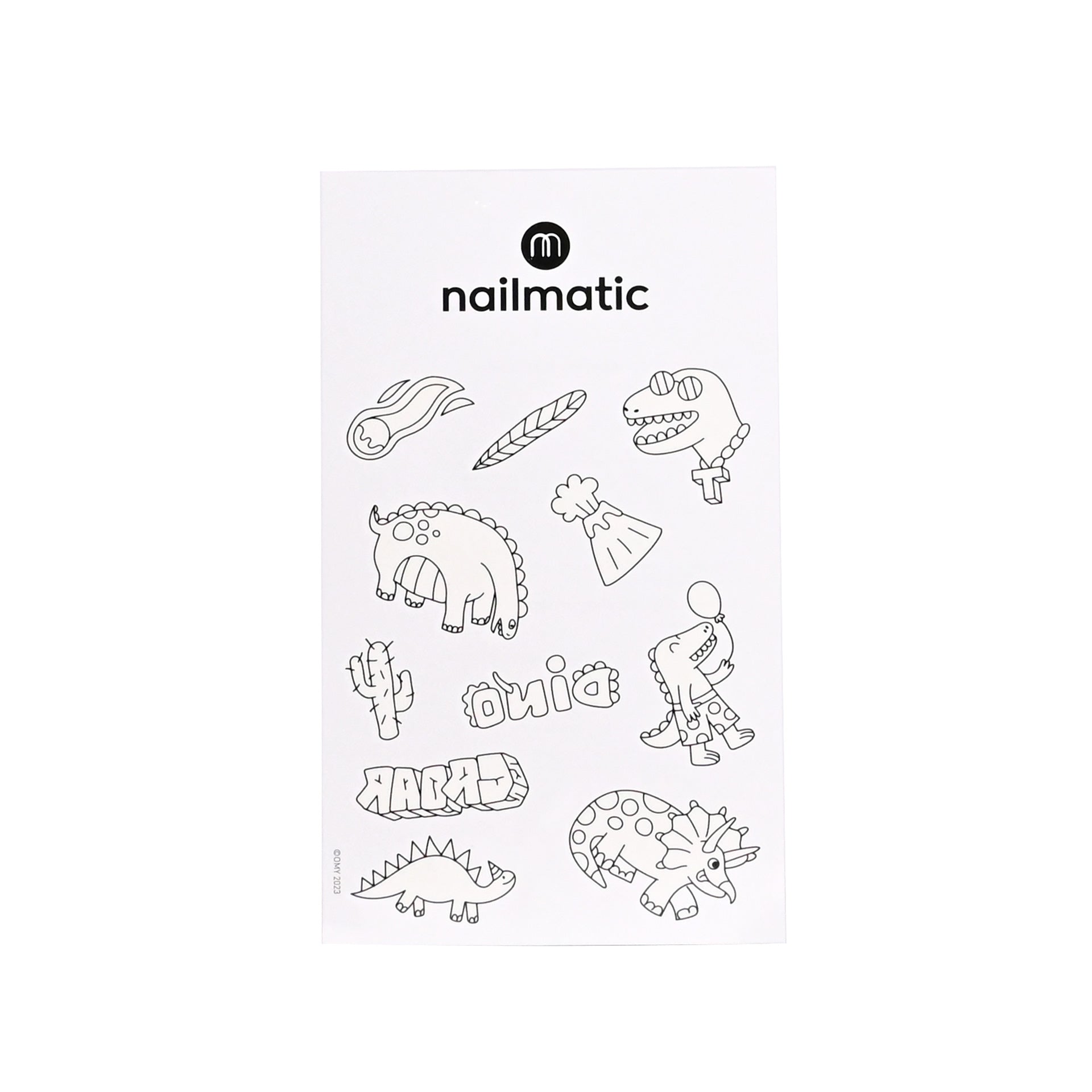 Nailmatic Temporary Colouring Tattoo - Dinosaurs