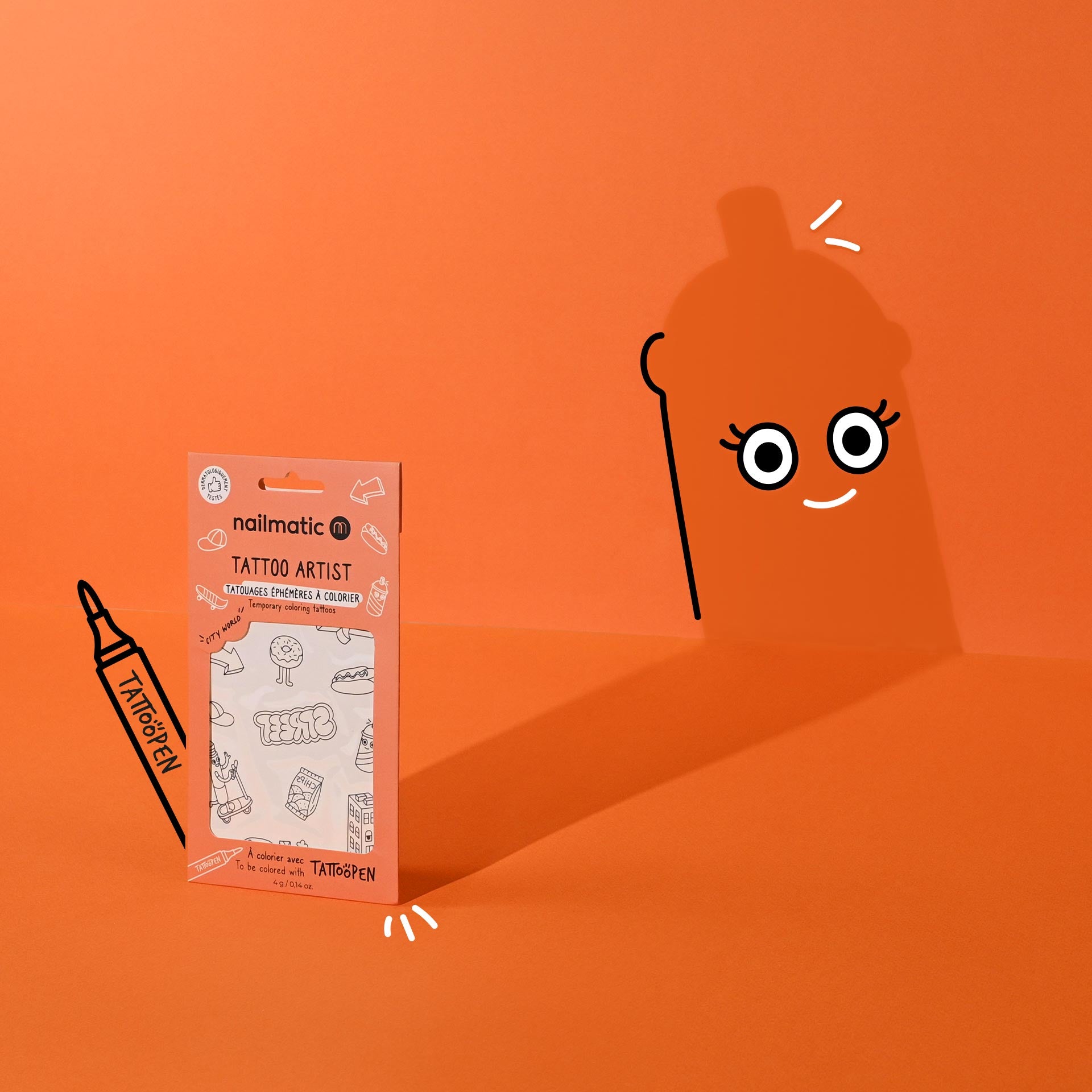 Nailmatic Temporary Colouring Tattoo - City World