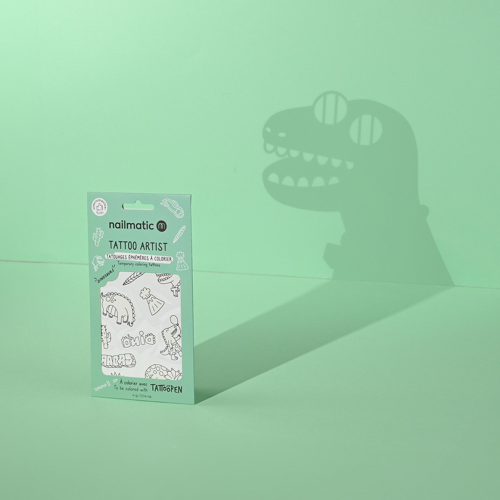 Nailmatic Temporary Colouring Tattoo - Dinosaurs