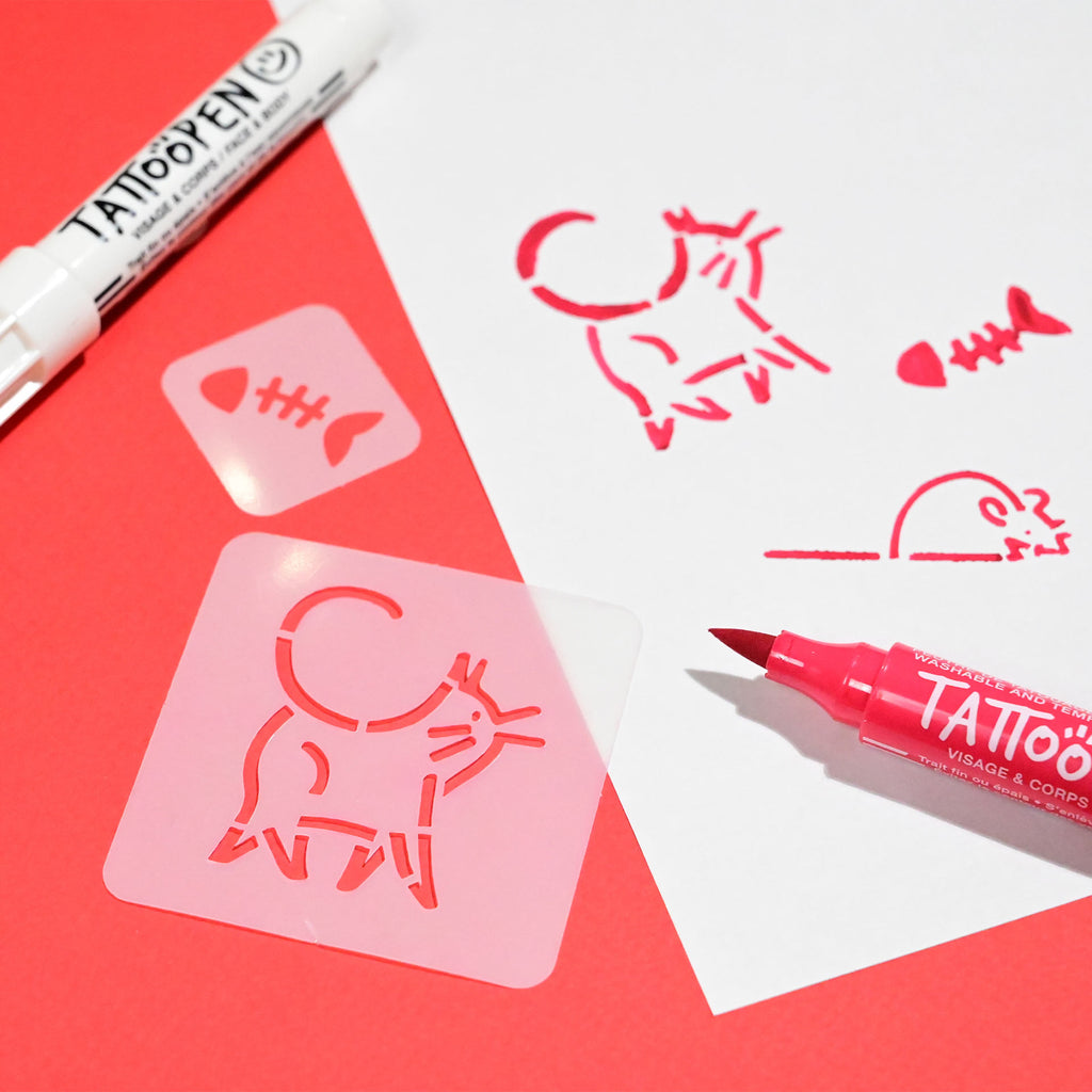 Nailmatic Tattoo Pen Set - LIMITED EDITION CAT