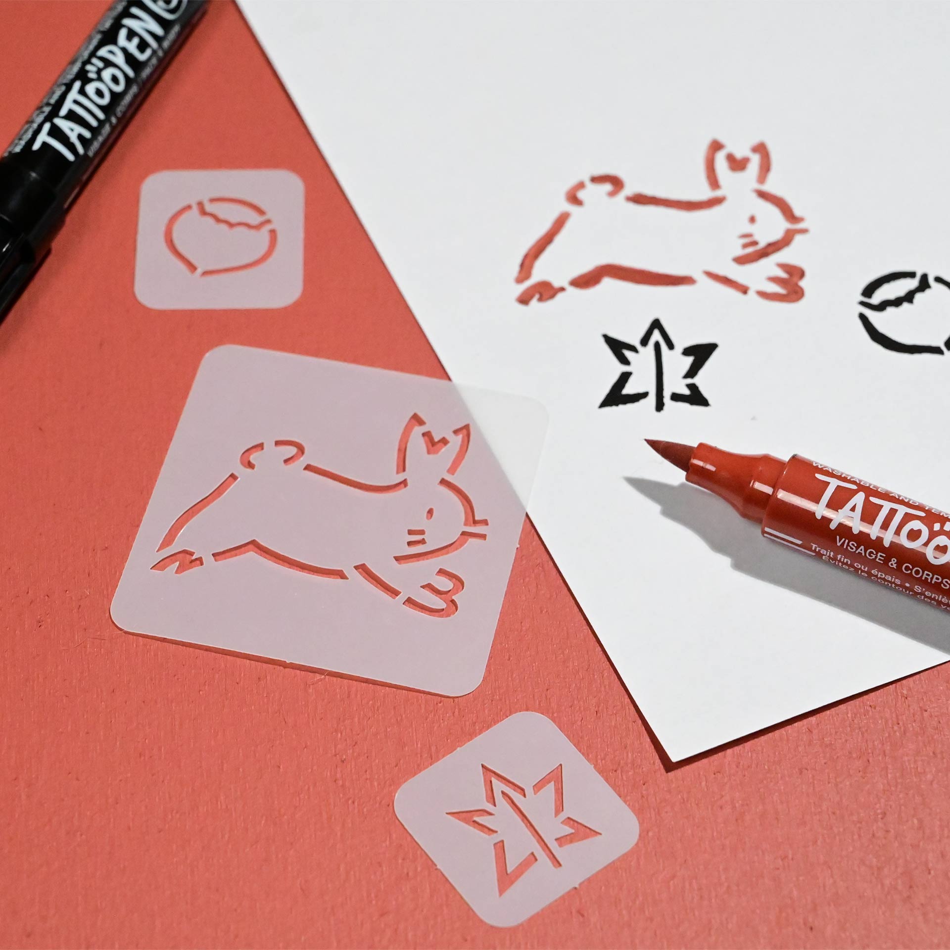 Nailmatic Tattoo Pen Set - LIMITED EDITION BUNNY