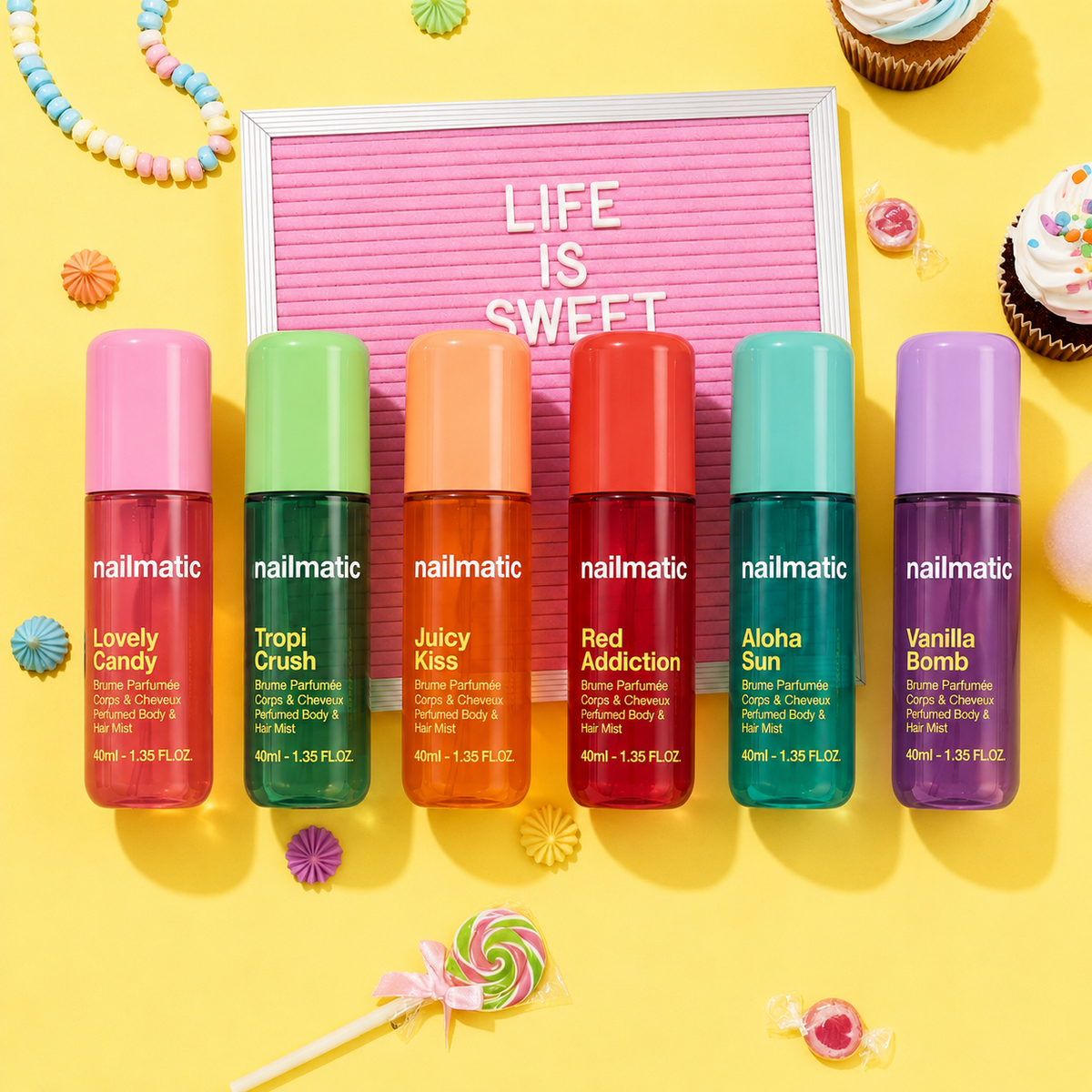 Nailmatic body and hair mist tropi crush