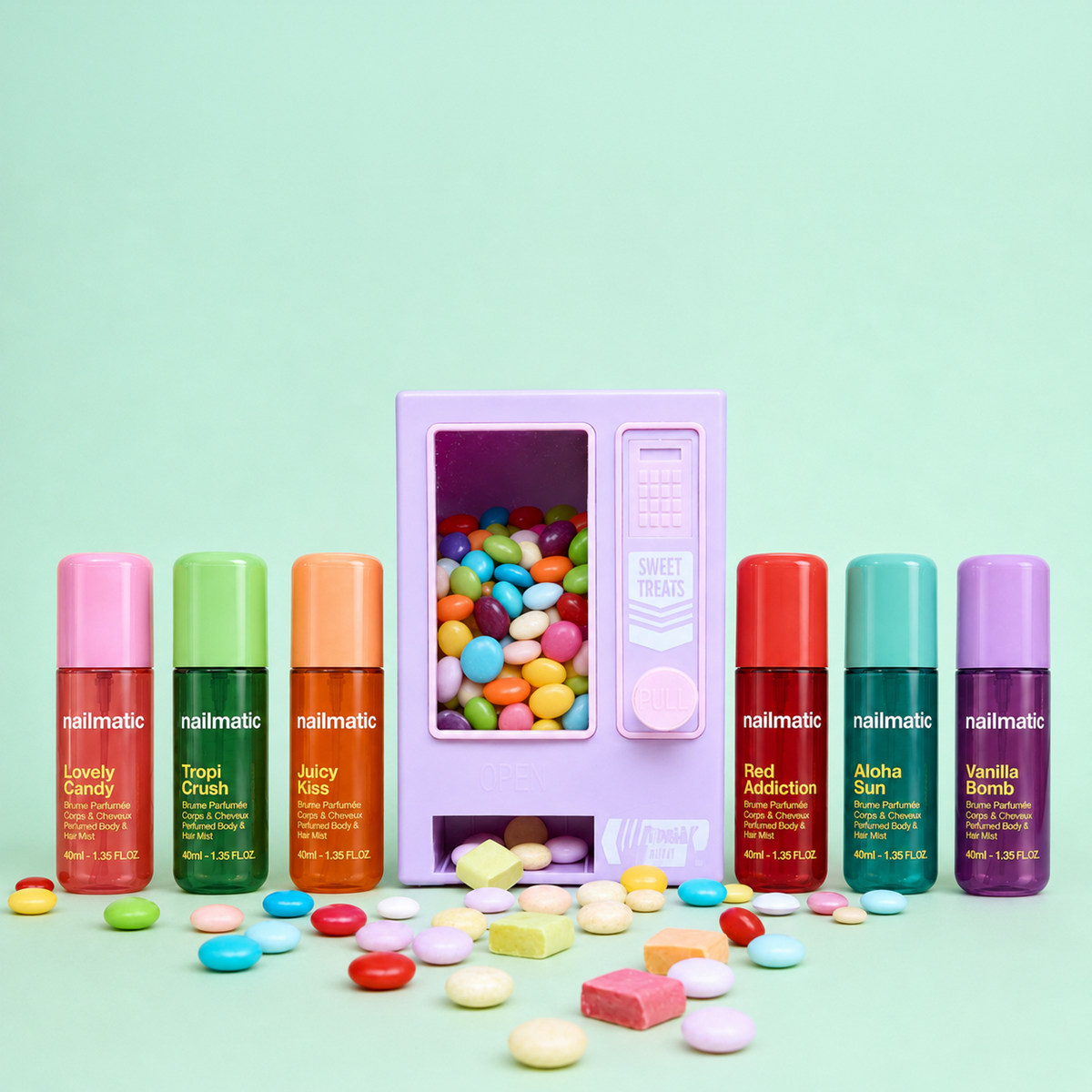 Nailmatic body and hair mist red addiction