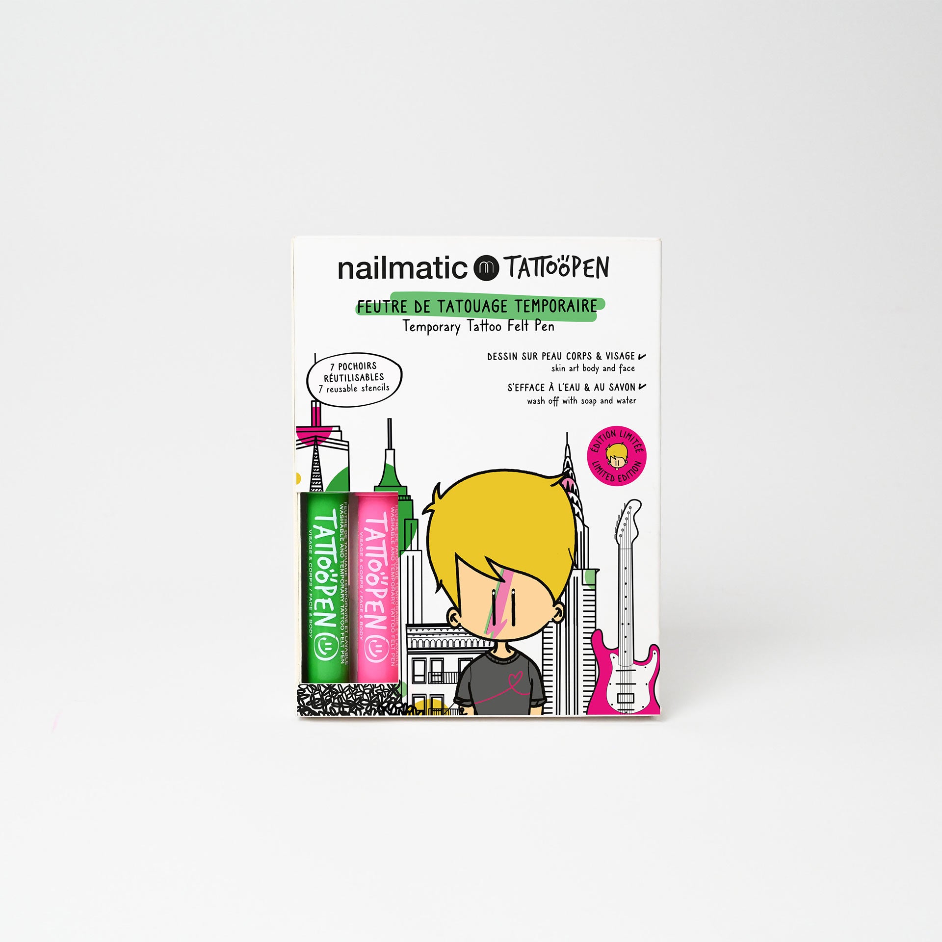 Nailmatic Tattoo Pen Set - LIMITED EDITION NEWYORK