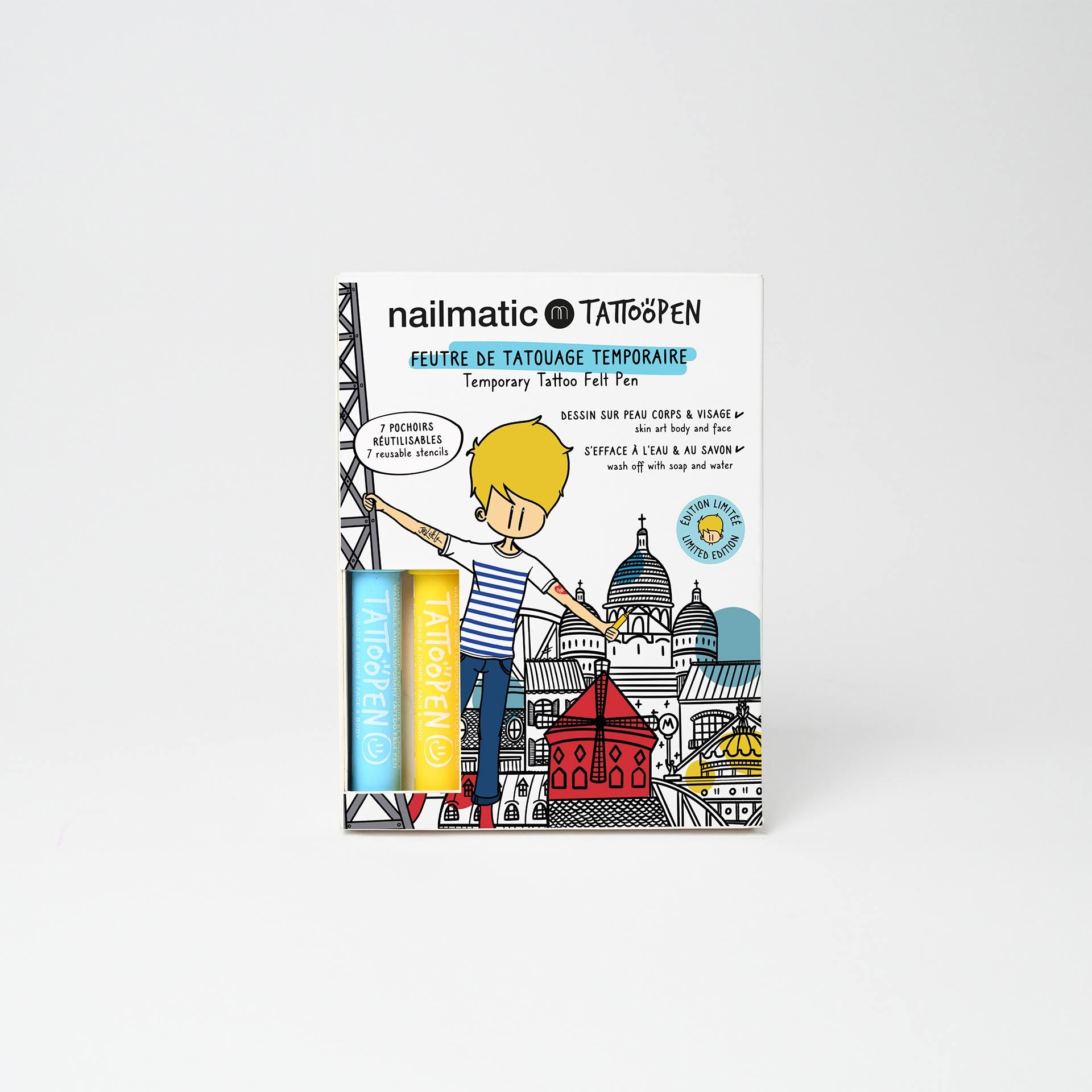 Nailmatic Tattoo Pen Set - LIMITED EDITION PARIS