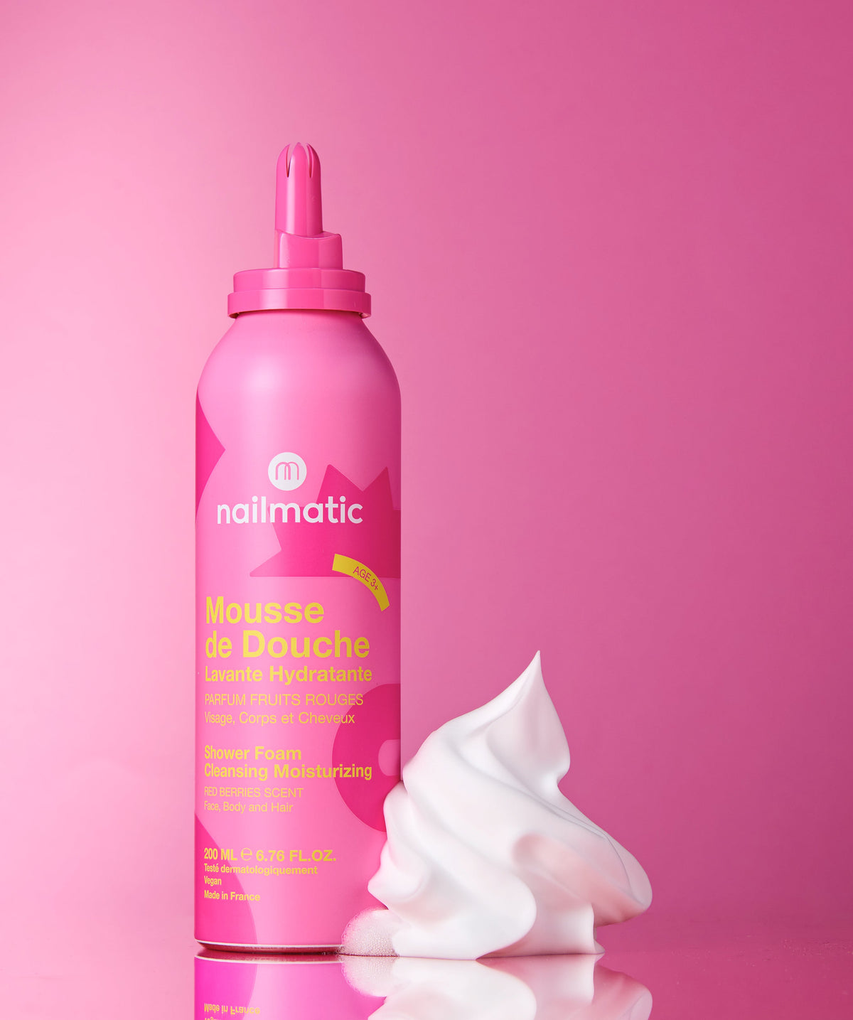 Nailmatic shower foam raspberry
