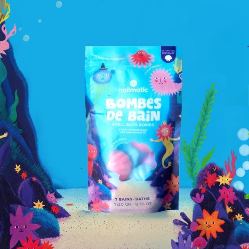 Nailmatic Shell Bath Bombs (x7)